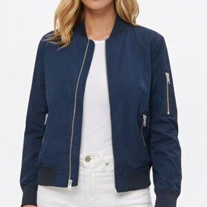 Levi's Women's Melanie Navy Flight Bomber Jacket – Size M